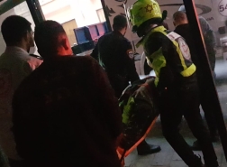 سقوط شخص من علو في شارع الخياط في حيفا