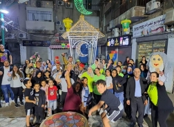 مسيرة الفوانيس في حيّ الحلّيصة- احتفالا بحلول شهر رمضان.
