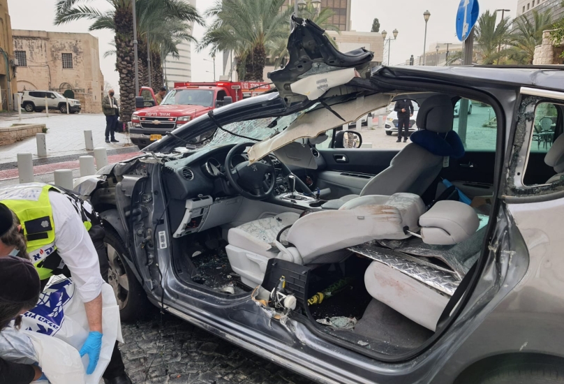 .مصرع سيده جراء حادث طرق بشارع نيتنزون حيفا