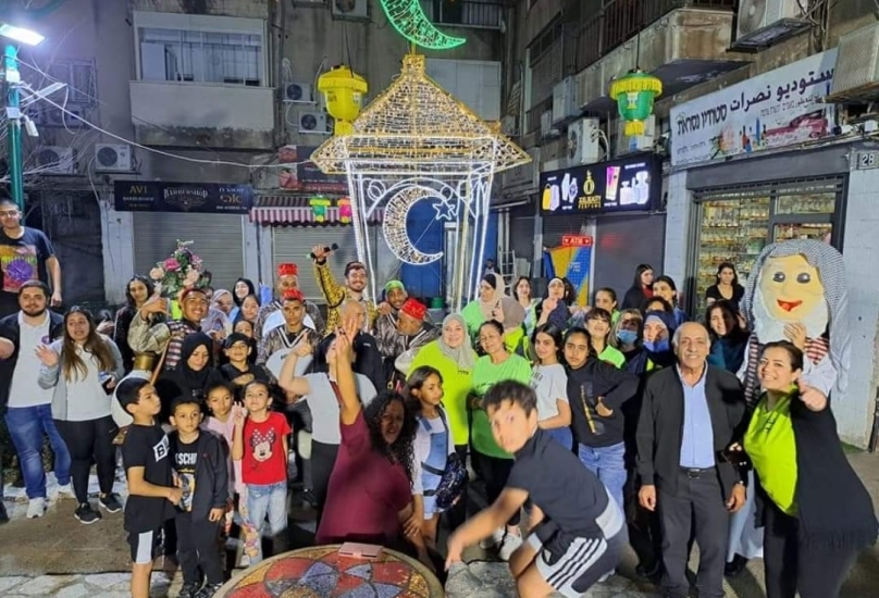 مسيرة الفوانيس في حيّ الحلّيصة- احتفالا بحلول شهر رمضان.